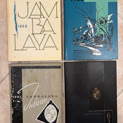 Tulane University Year Books 1959-1962