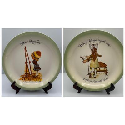 Holly Hobbies Collector’s Edition Plates (2)