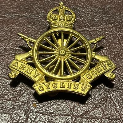 Vintage Army Corps Cyclist Badge
