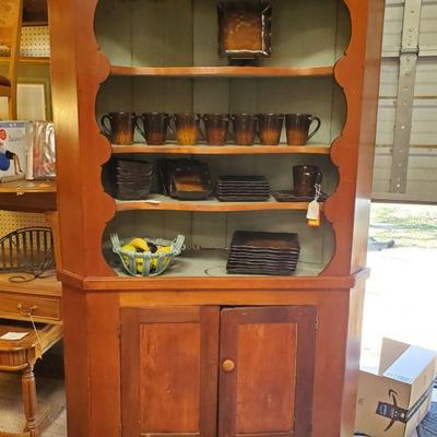 Antique Pine Corner cabinet circa 1830. $400