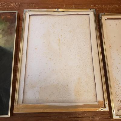 Three Signed Asian Portrait Paintings (LR-KD)
