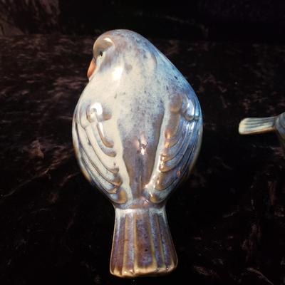 Two Ceramic Blue Birds (LR-KD)