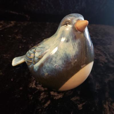 Two Ceramic Blue Birds (LR-KD)