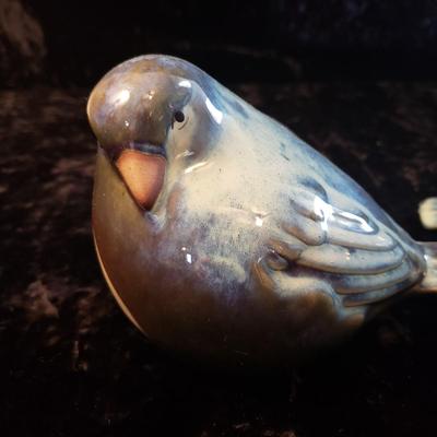 Two Ceramic Blue Birds (LR-KD)