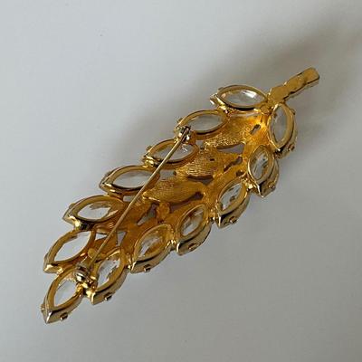 Aurora Borealis Glass Stones w/gold plated pin