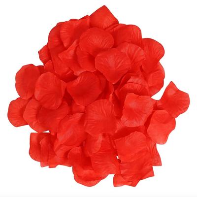 Red Silk Rose Petals, Value Pack 1000 Petals