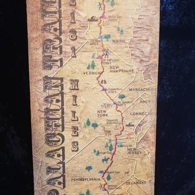 The Great Appalachian Trail Hanging Map (LR-KD)