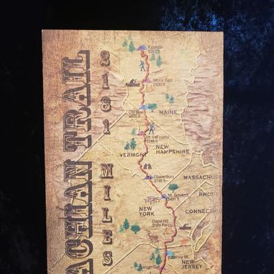 The Great Appalachian Trail Hanging Map (LR-KD)