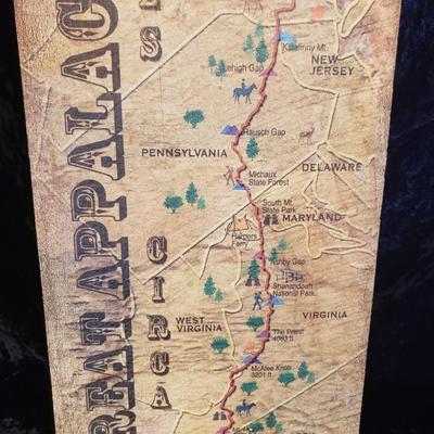 The Great Appalachian Trail Hanging Map (LR-KD)