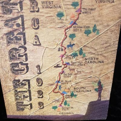 The Great Appalachian Trail Hanging Map (LR-KD)