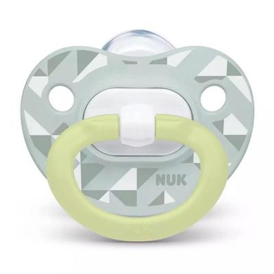 NUK Classic Pacifiers 18-36 Months + Value Pack - Neutral, Glow in the Dark, Shaped to Soothe just like Mom