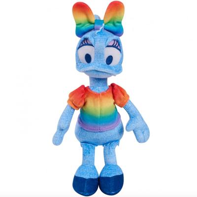 Disney Rainbow Collection Standard 9" Pride Rainbow Plush – Daisy Duck