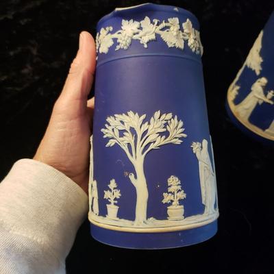 Two Jasperware Wedgwood Pitchers (LR-KD)