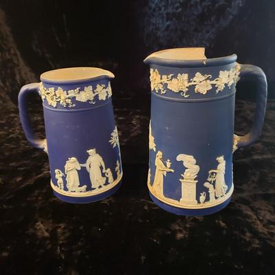 Two Jasperware Wedgwood Pitchers (LR-KD)
