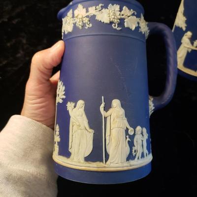 Two Jasperware Wedgwood Pitchers (LR-KD)