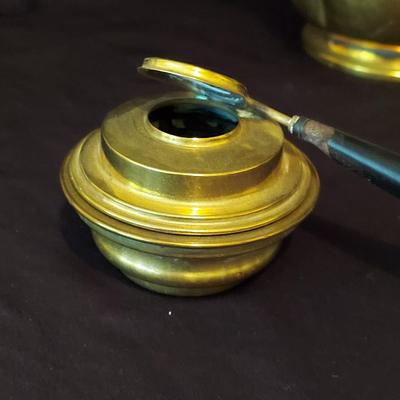 Antique Brass Tipping Kettle (B2-BBL)