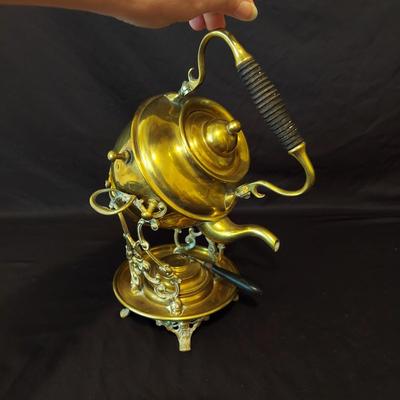 Antique Brass Tipping Kettle (B2-BBL)