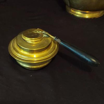 Antique Brass Tipping Kettle (B2-BBL)