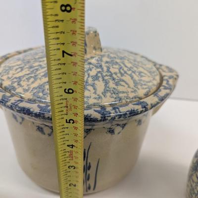 Roseville Pottery Bean Pot Bowls & Creamer