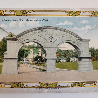 West Baden Springs Souvenir Postcard Folder