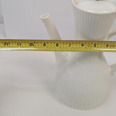 Mid-Century Ernest Sohn Ribbed Coffee Server USA Hall 12" Tall