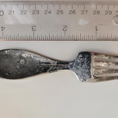 Vintage Winthrop Silverplate Disney Minnie Mouse Baby Fork