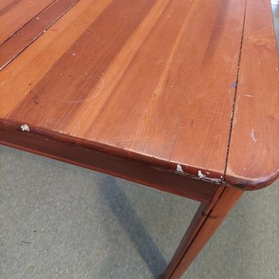 Wooden Farmhouse Table (K-BBL)