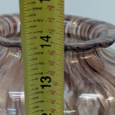 Maestri Vetrai Vintage Murano Italian Art Glass Vase 14" Tall