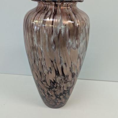 Maestri Vetrai Vintage Murano Italian Art Glass Vase 14" Tall