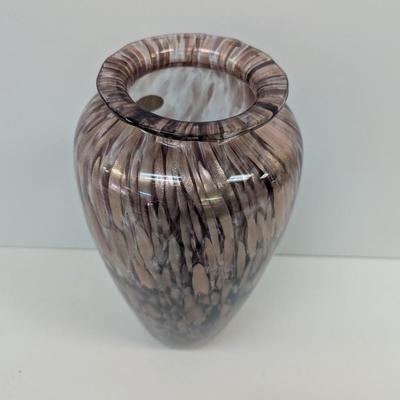 Maestri Vetrai Vintage Murano Italian Art Glass Vase 14" Tall