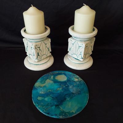 Ceramic Candle Holders & More (B2-BBL)