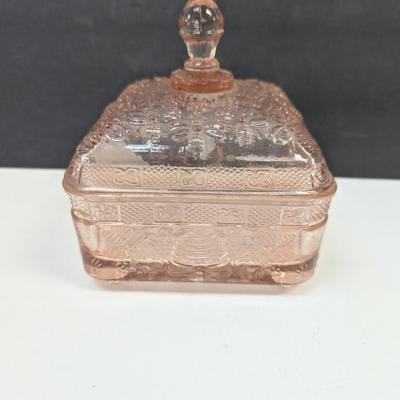 1970's Pink Tiara Beehive Candy Dish