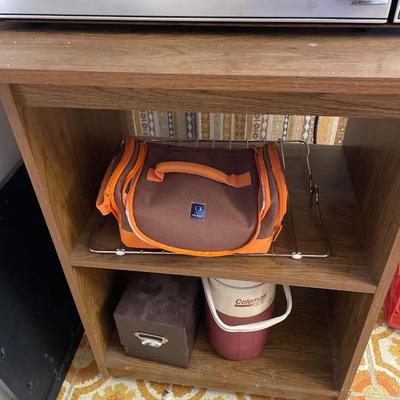 Vintage microwave and stand