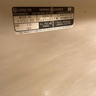 Vintage microwave and stand