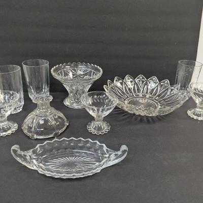 Assortment Of Clear Glass/Crystal Dishes #63