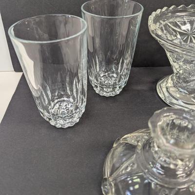Assortment Of Clear Glass/Crystal Dishes #63