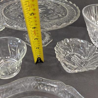 Assortment Of Clear Glass/Crystal Dishes #64