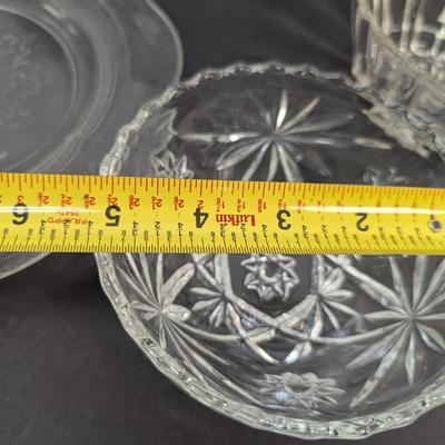 Assortment Of Clear Glass/Crystal Dishes #64
