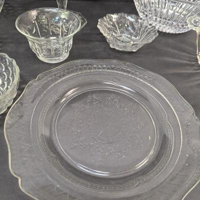 Assortment Of Clear Glass/Crystal Dishes #64