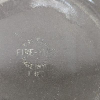 Pyrex GE Fire King Bowls & Square Lids