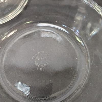 Pyrex GE Fire King Bowls & Square Lids