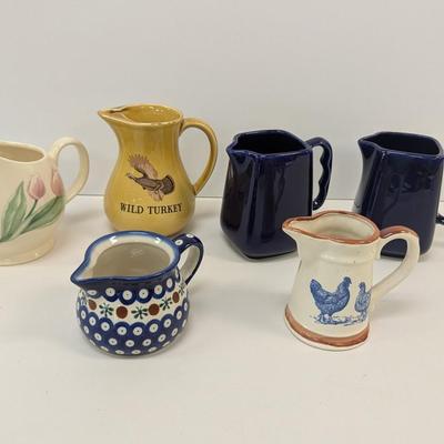 Assortment Of Creamers & Pitchers