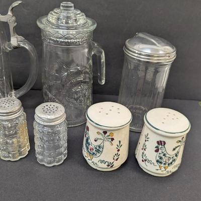Salt & Pepper Shakers Tankard & Jars #67