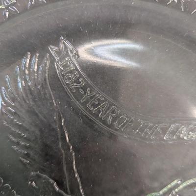 Fenton Art Glass Pedestal Diamond Point Candy Dish Tiara Frosted Cabbage Cup