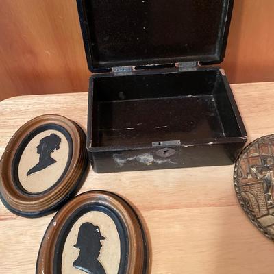 Vintage box and decor