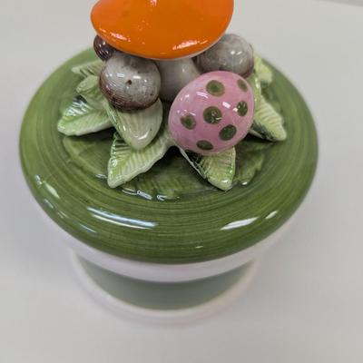 Mushroom Canister Set Of 4 With Lids Made In Japan