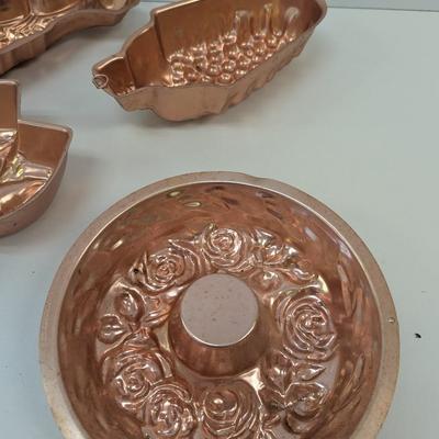 Copper Jelly Molds