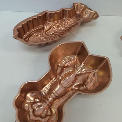 Copper Jelly Molds