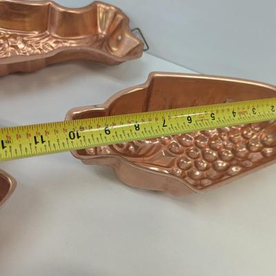 Copper Jelly Molds