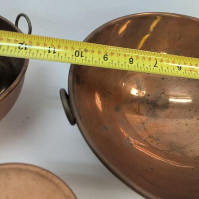 Copper Bowls & Canisters